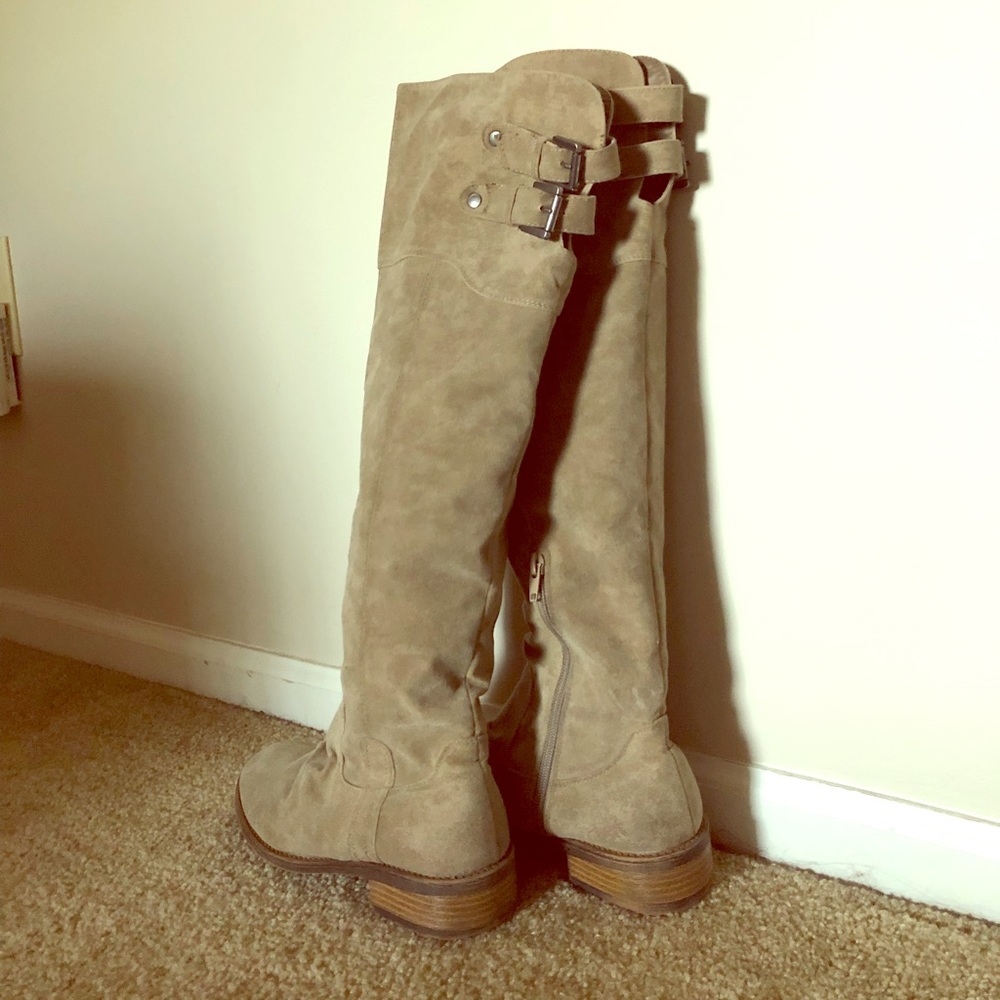 Thigh High Suede Boots